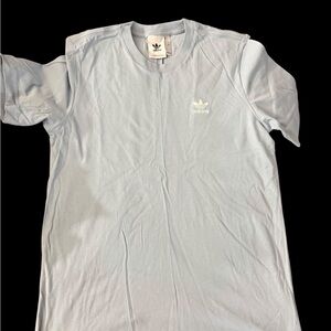 adidas Originals Trefoil Short Sleeve T-Shirt Light Blue Size S